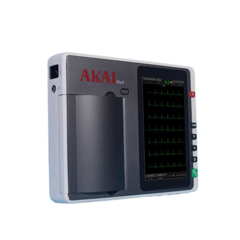 AKAIMED Digital Electrocardiograph (Model No: CG3T) 3 channel Portable LCD display
