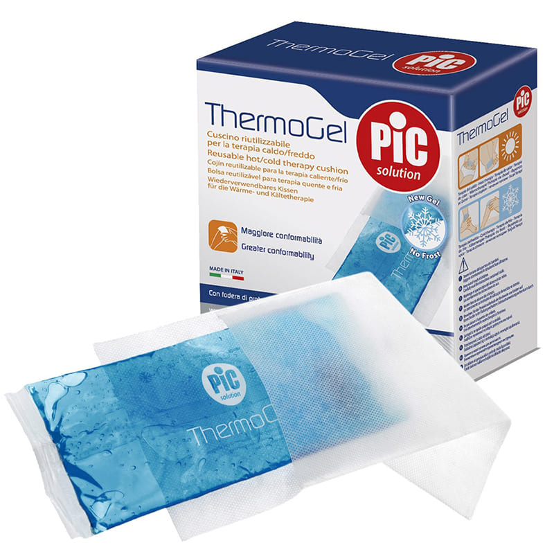 وسادة علاج بالحرارة أو البرودة (ثيرموجل) للاستخدام المتكرر  غطاء حماية لمنع الانزعاج من الحرارة أو البرودة (10*26 سم)