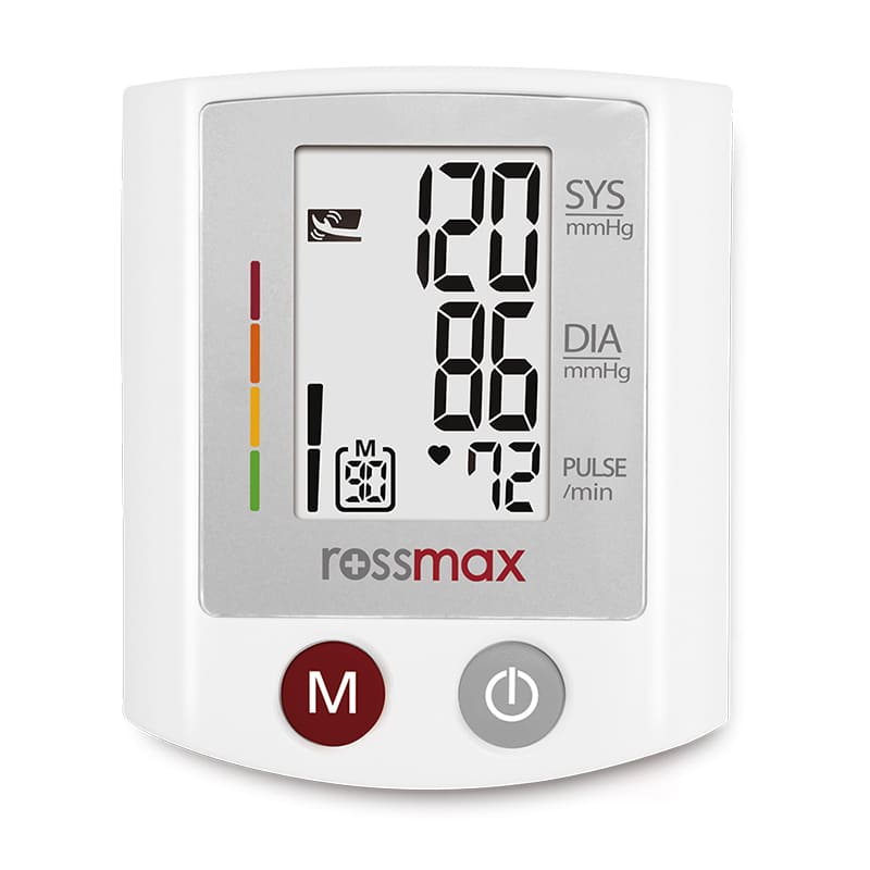 جهاز قياس ضغط الدم المعصمي (S150) تقنية التحسس الذكية  مؤشر ارتفاع ضغط الدم  مؤشر عدم انتظام ضربات القلب  تشغسل تلقائي باللمس  90 ذاكرة  حقيبة محمولة (من روزماكس)