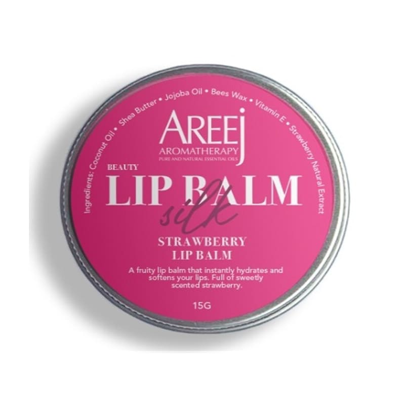 Areej Strawberry Lip Balm 15 g for lip softness