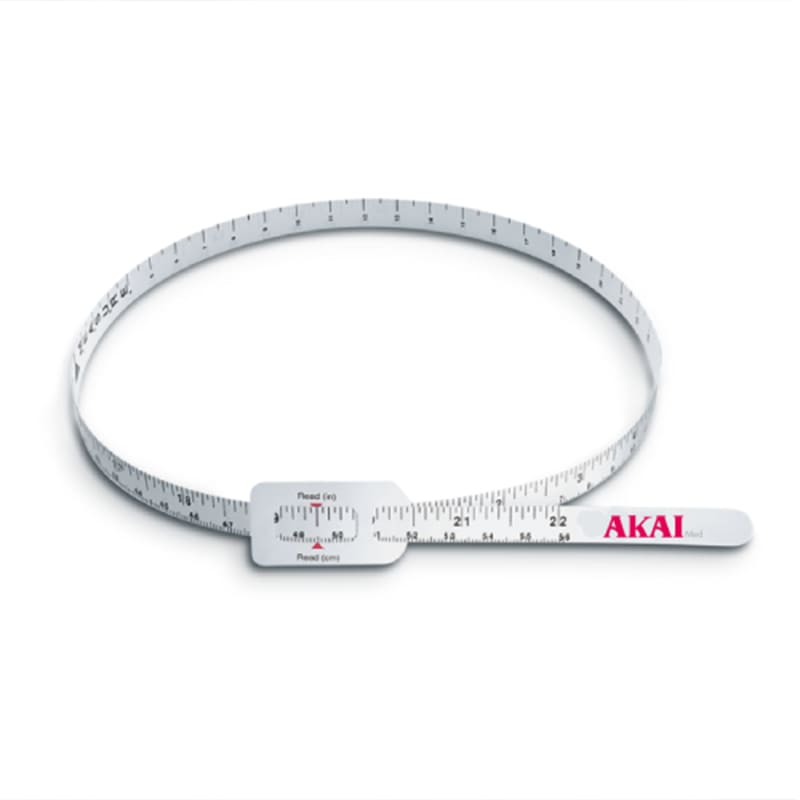 Akaimed Tape Measure for Infant Heads (3 59 cm) white color