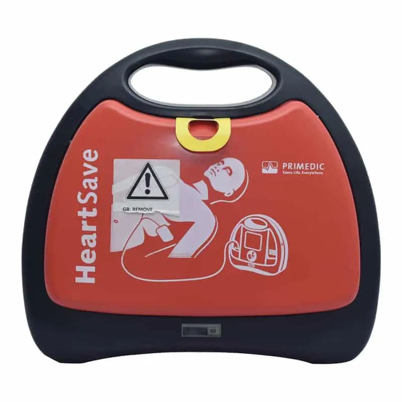 جهاز صدمات بريميدك (HeartSave AED M) للطوارىء والأسعاف شبه ألى مع شاشة (360 جول) ذاكرة داخلية 8 ميجابايت ناطق باللغة العربية
