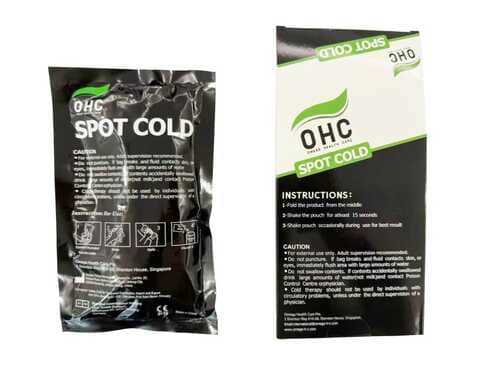 OMEGA INSTANT COLD PACK  SINGLE USE LARGE SIZE, 2 PACKS OMEGA INSTANT COLD PACK  SINGLE USE LARGE SIZE, 2 PACKS