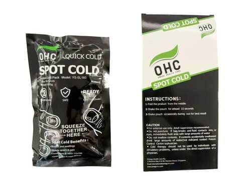 OMEGA INSTANT COLD PACK  SINGLE USE LARGE SIZE, 2 PACKS OMEGA INSTANT COLD PACK  SINGLE USE LARGE SIZE, 2 PACKS