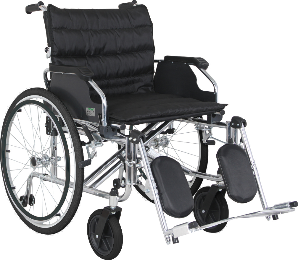 (Omega Heavy Duty Wheel Chair WIth Foldable Backrest - (951AC-56