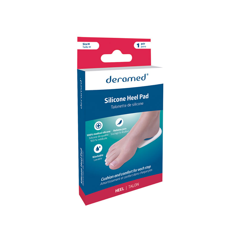 Silicone heel pad Insole For Foot care By deramed