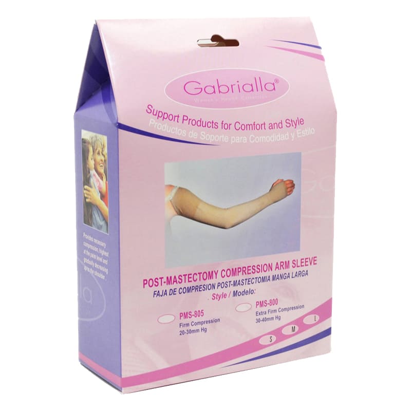 Postmastectomy Compression Arm Sleeve (PMS 805) Beige color By GABRIALLA