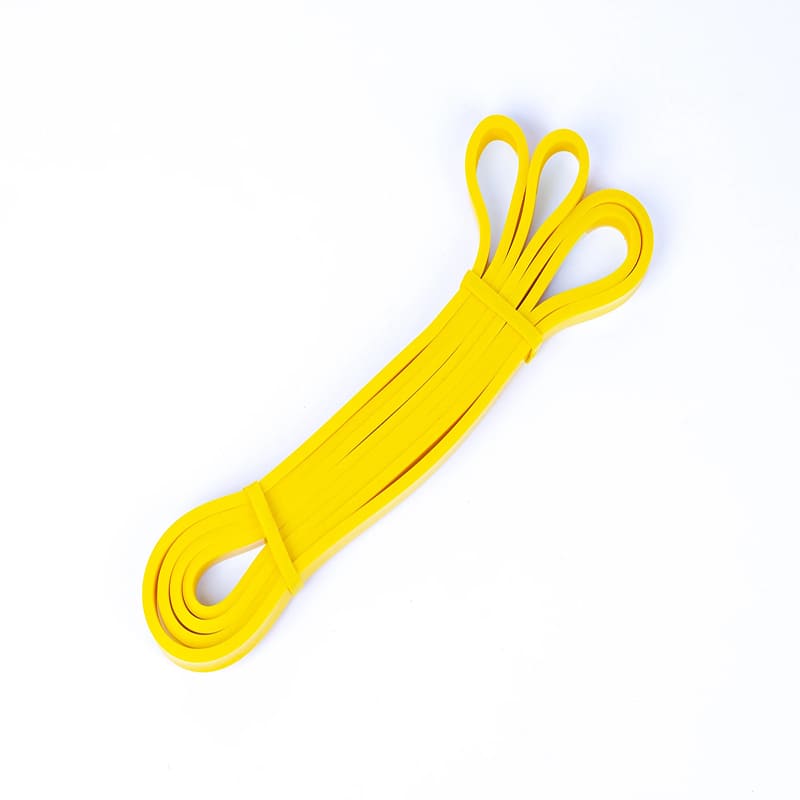 Power Band (Yellow) Bring More Tension and Intensity to Your Workout and Increase Endurance and Power 13 ml Thickness
