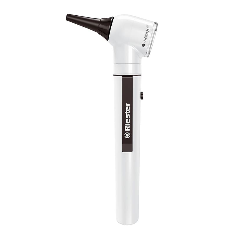 Pocket Otoscope Fiber Optic 2.5 V LED Lamp A nose and ear telescope White color By Riester