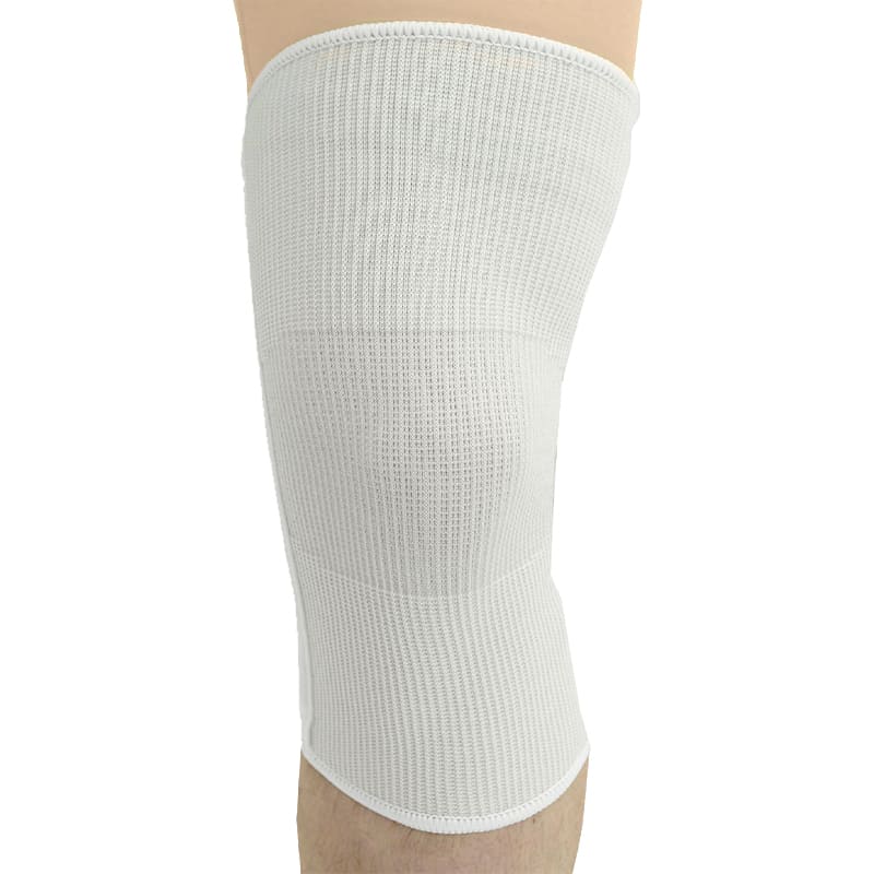 Wool / Elastic Knee Brace by Maxar (USA) Tkn 201 White