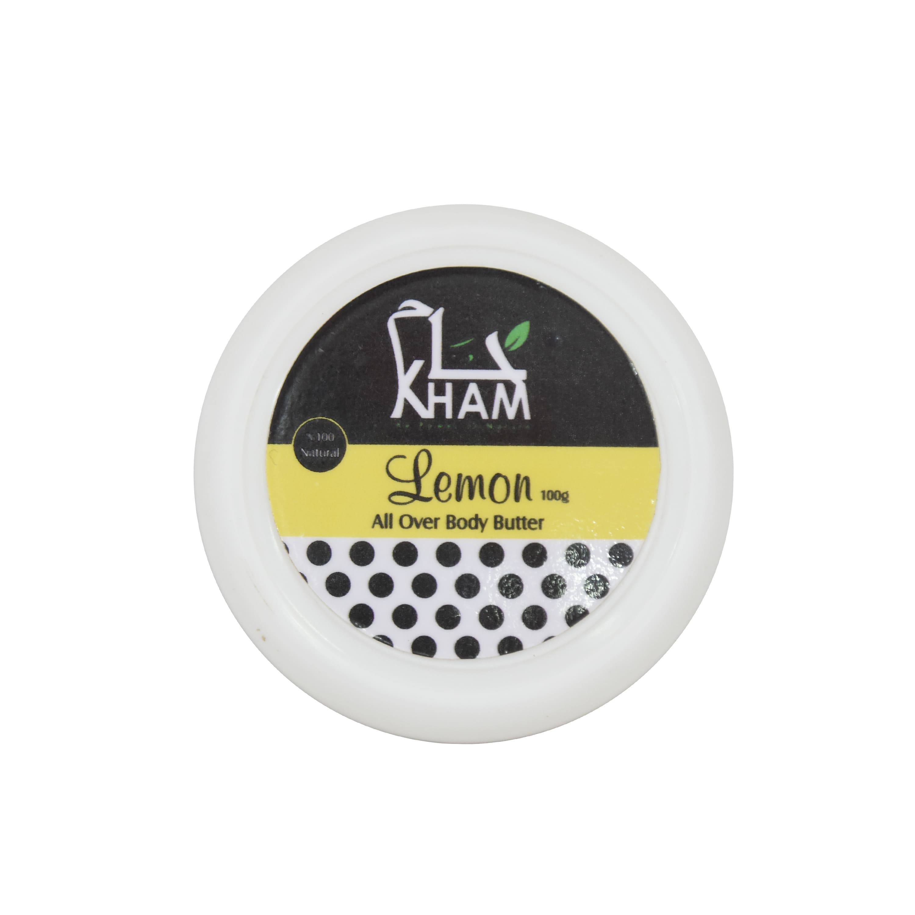 Kham Lemon Body Butter (100 gm) to moisturize and soften the body a strong characteristic odor