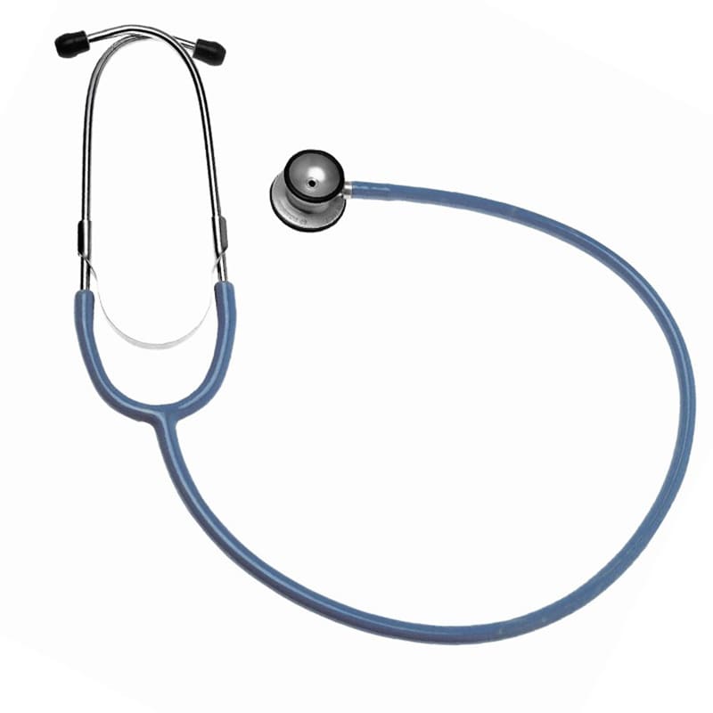 Stethoscope Duplex by Riester Pediatric comes with a pair of replacement ear tips and a replacement membrane Blue 4041