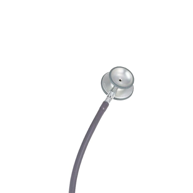 Stethoscope Duplex Nickel chromium by Riester Adults with a pair of replacement ear tips and a replacement membrane Grey Color