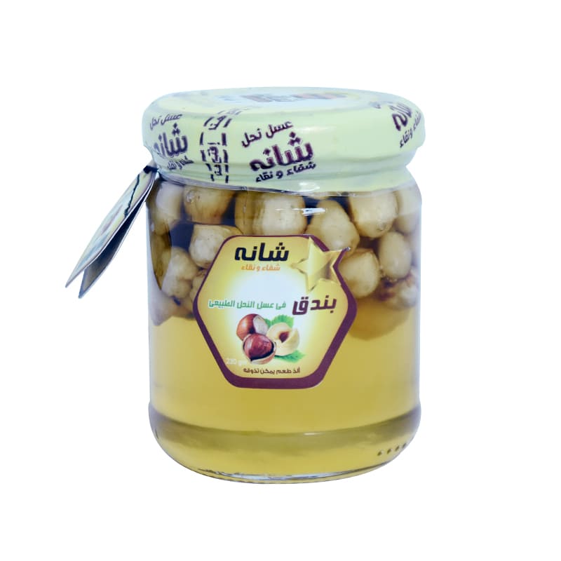 Honey with hazelnut (230 g) Source of energy full of vitamins By Shana
