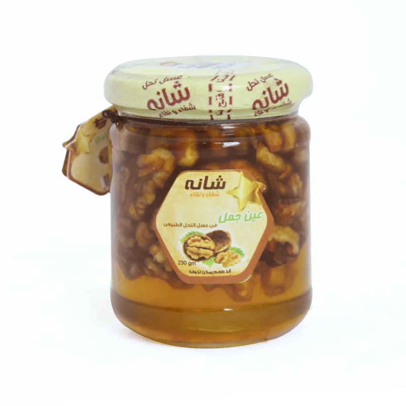 Honey with walnuts (230 gm) Reduces the risk of heart disease, prostate cancer and breast cancer by Shana