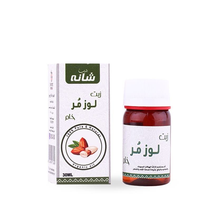 Bitter almond oil (30 ml) for healthy hair and skin for the treatment of fungal infections bu shana
