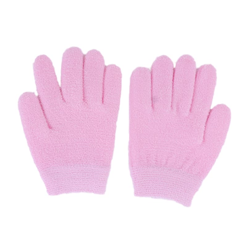 Butterfly Spa Gel Gloves + Butterfly Spa Gel Socks Reusable To 200 Times Moisturizing Whitening Exfoliating Pink