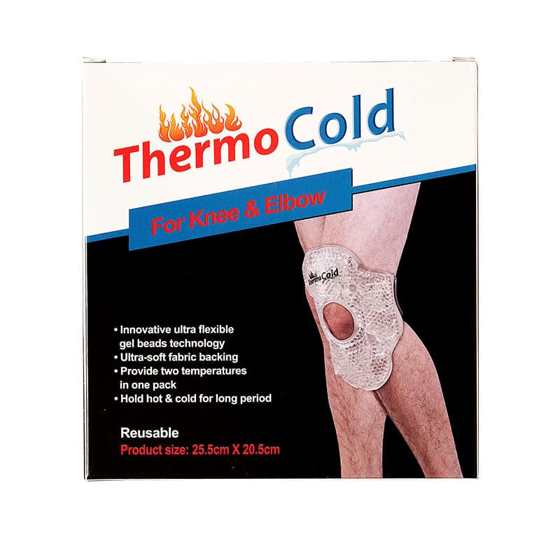 Omega Thermo Cold Hot or Cold Gel Bead Pack For Knee & Elbow 1 piece