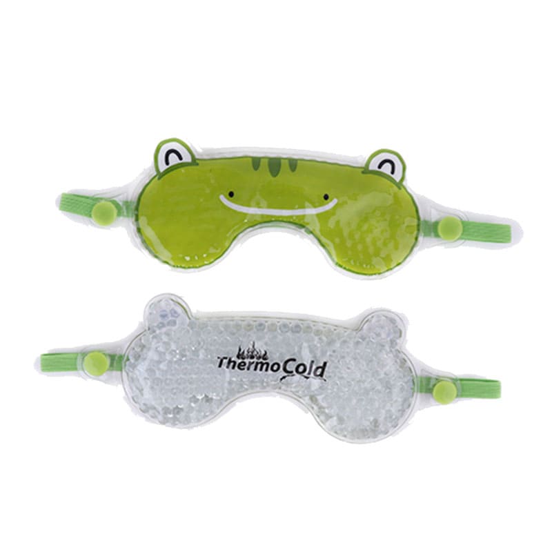 Omega Thermo Cold Hot/Cold Gel Beads Eye Mask/Sinus Pack 1 Piece Frog