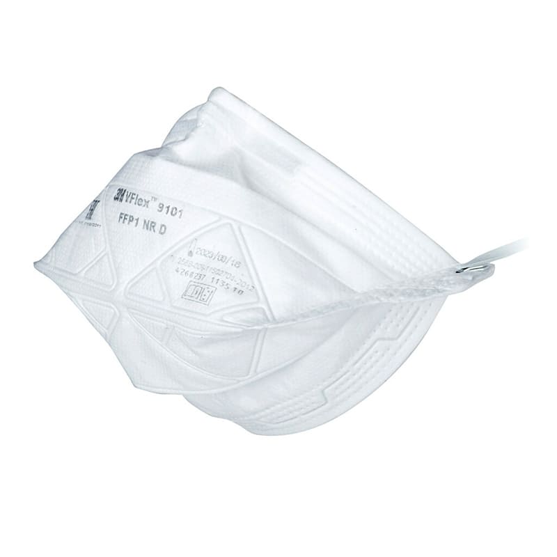 3M VFlex 9101 aerosol filtering half mask (respirator) FFP1 1 Piece Unique design – respirator which is highly protective and at the same time very comfortable.