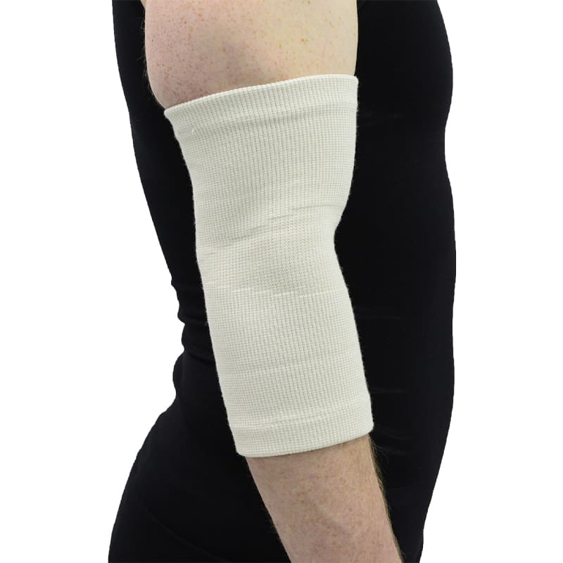 Wool elastic elbow brace by Maxar (TEL 201) for prevention & rehabilitation of elbow injuries