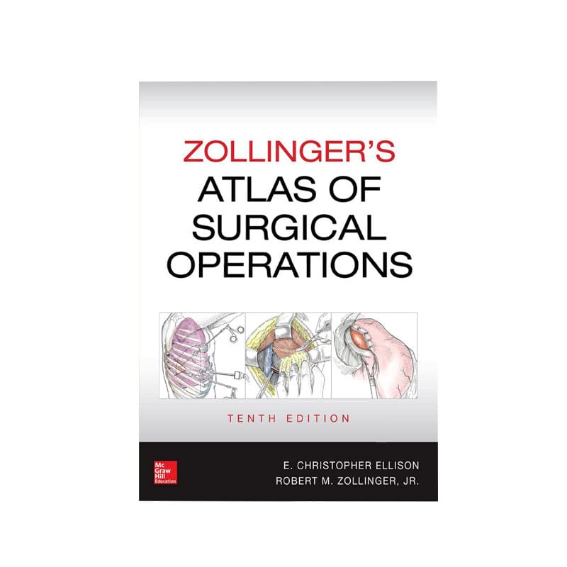 كتاب Zollinger's Atlas of Surgical Operations الطبعة العاشرة