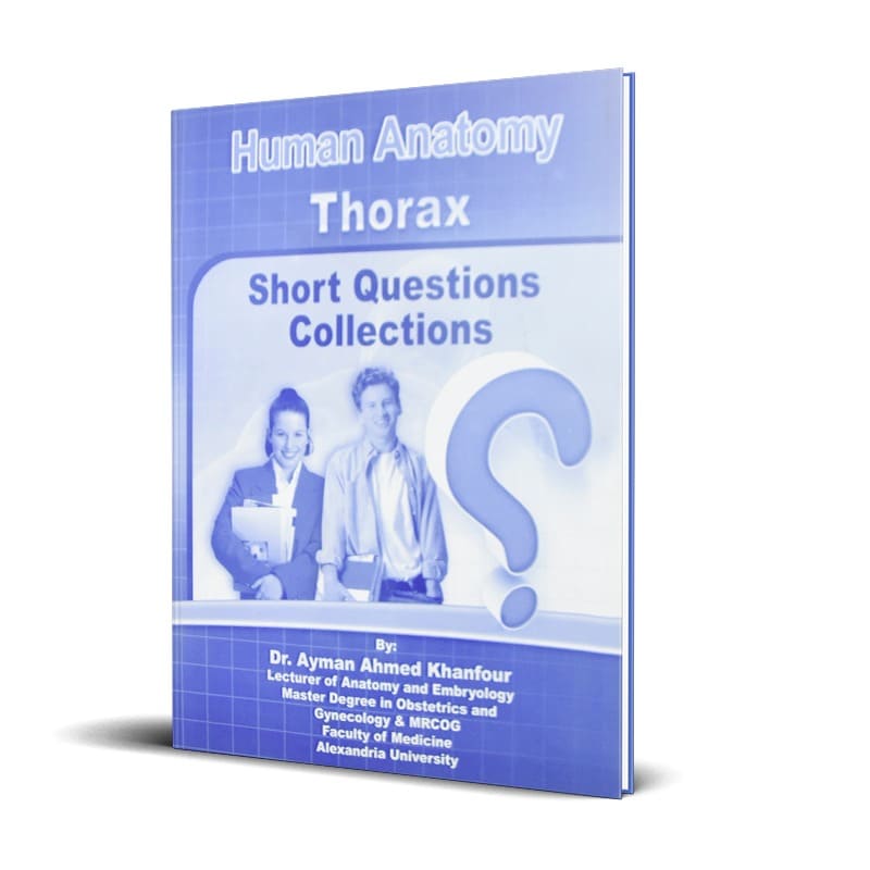 كتاب Human Anatomy - Thorax (Short Q Collection) لدكتور أيمن أحمد خنفور - جامعة الأسكندرية