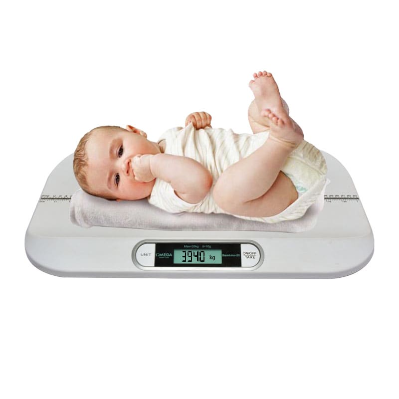 OMEGA Bambino Electronic BaBy Scale (20KG) Stick height Measurement, 20KG/4G