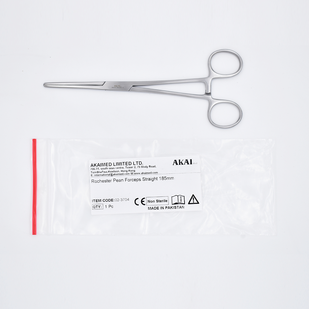 Rochester Pean Forceps Straight 18.5 cm