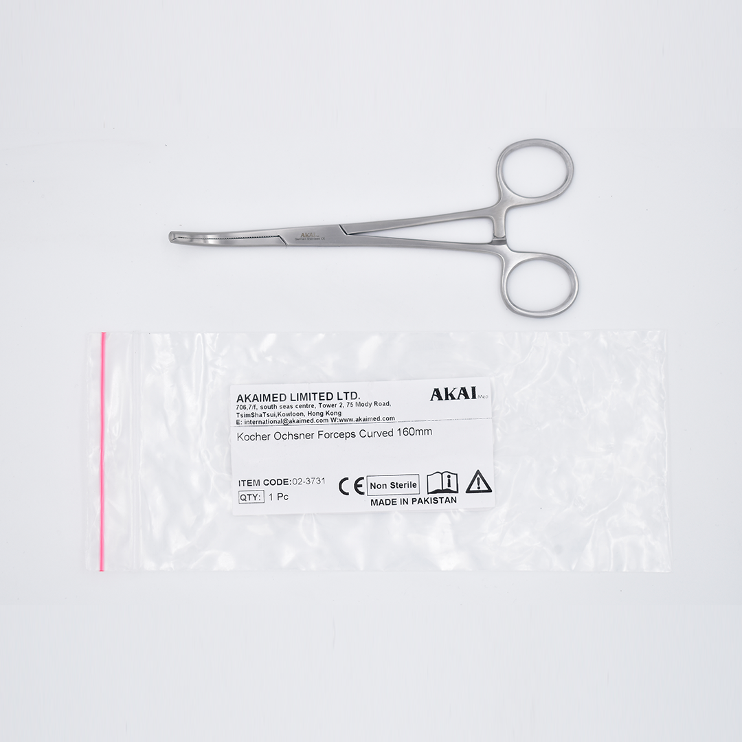 Kocher Ochsner Forceps Curved 16 cm