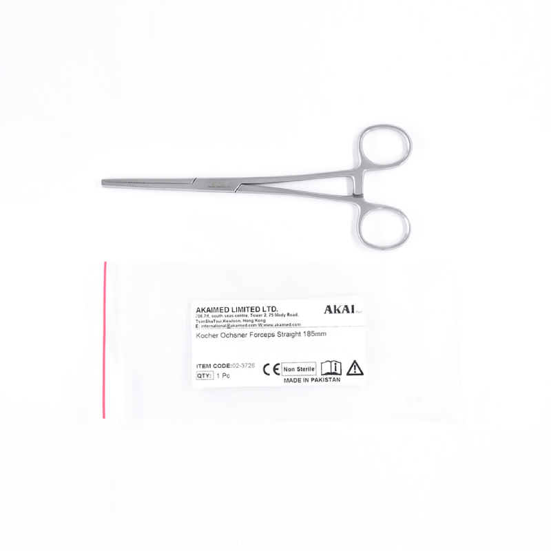 Kocher Ochsner Forceps Straight 18.5 cm