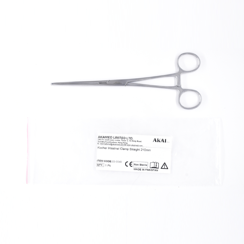 Kocher Intestinal Clamp Straight 210mm