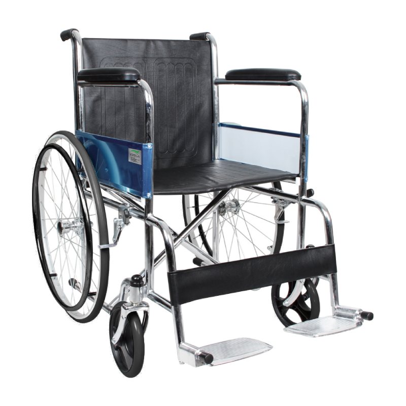 Omega Standard Wheel Chair - Coated With Chrome (809-46)