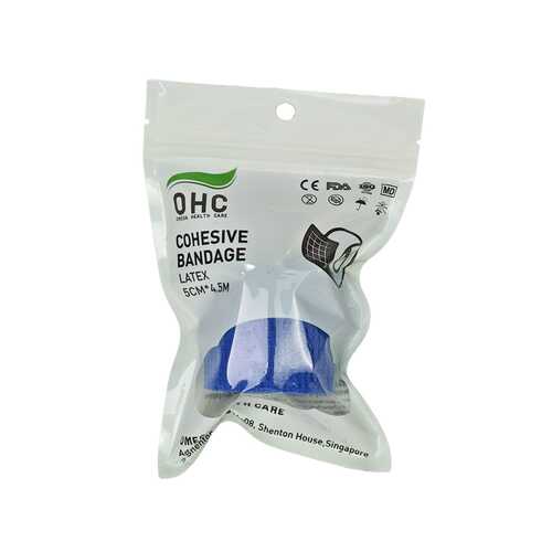 شريط ضمادة ذاتي الالتصاق من اوميجا Cohesive tape -  (5 سم * 4.5 متر)