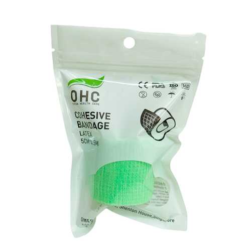 شريط ضمادة ذاتي الالتصاق من اوميجا Cohesive tape -  (5 سم * 4.5 متر)