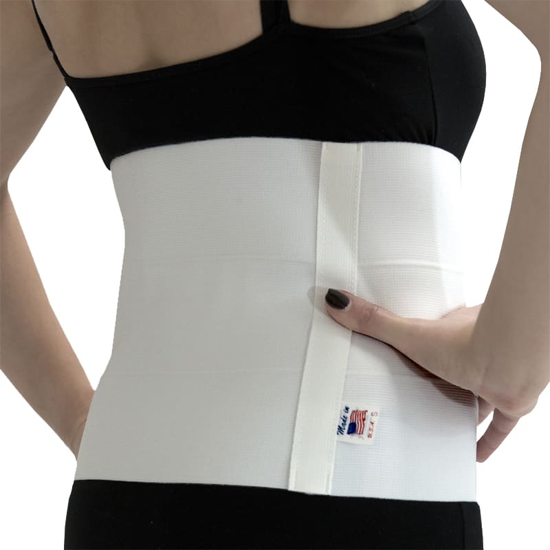 3 Panel Elastic Abdominal Binder (PostPartum) by ItaMed (Ab 309U) Elastic white  Post operative recuperation For both men and women Comfortable to wear unnoticeable beneath clothes 2XL
