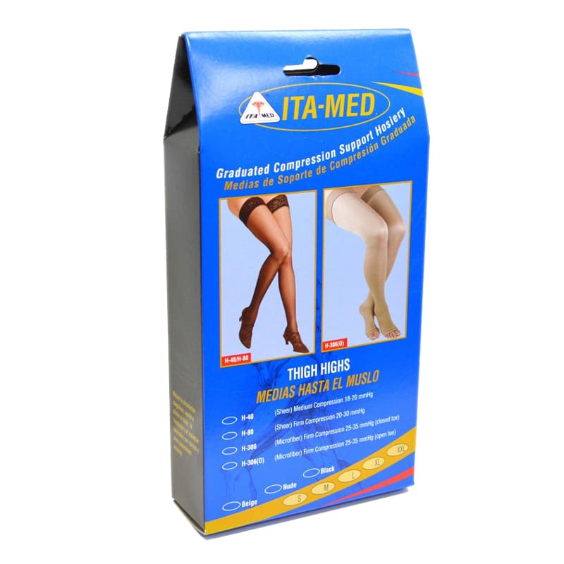ITAMED Thigh Highs (Unisex) Closed Toe H 306